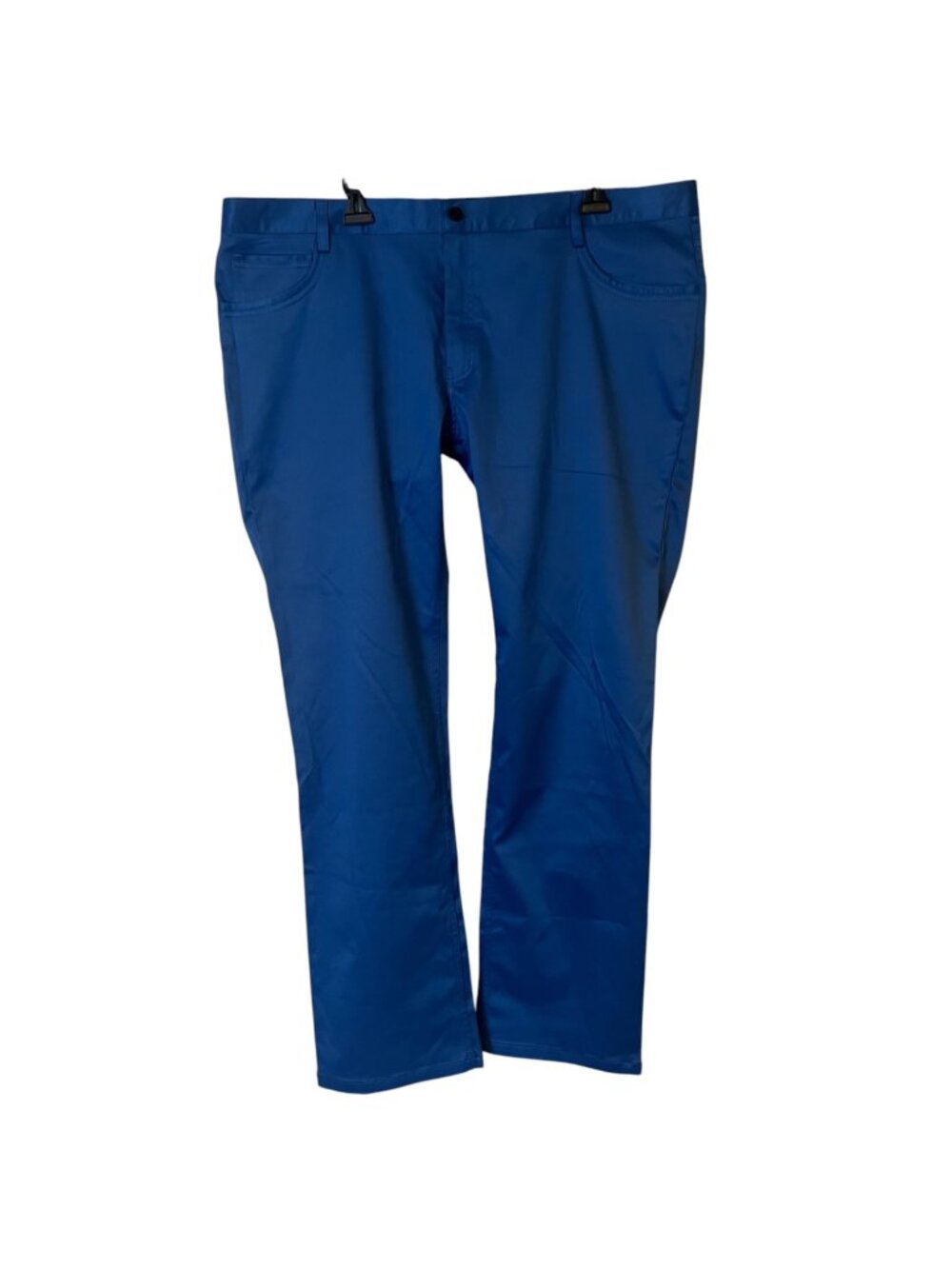Barabas Slim Fit Mens Pants 40 Blue Sapphire Stretch Solid Chino Dress Slacks NE